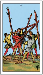 Five of Wands