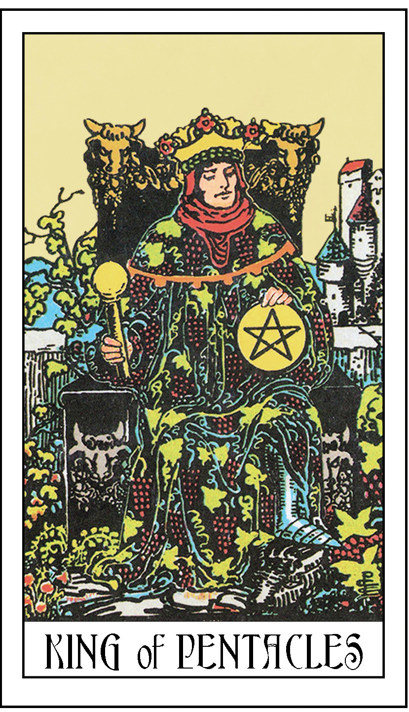 King of Pentacles Psychic Cards