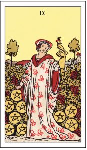 Nine of Pentacles